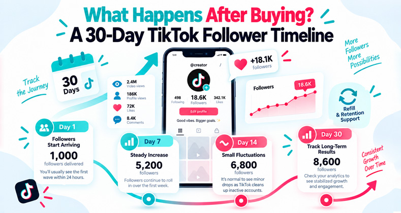 What Happens After You Buy TikTok Followers? A 30-Day Timeline