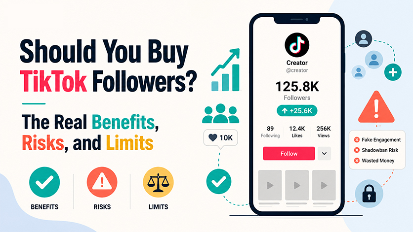 Should You Buy TikTok Followers? The Real Benefits, Risks, and Limits